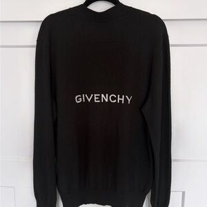 Givenchy Black Crewneck Sweater for Men